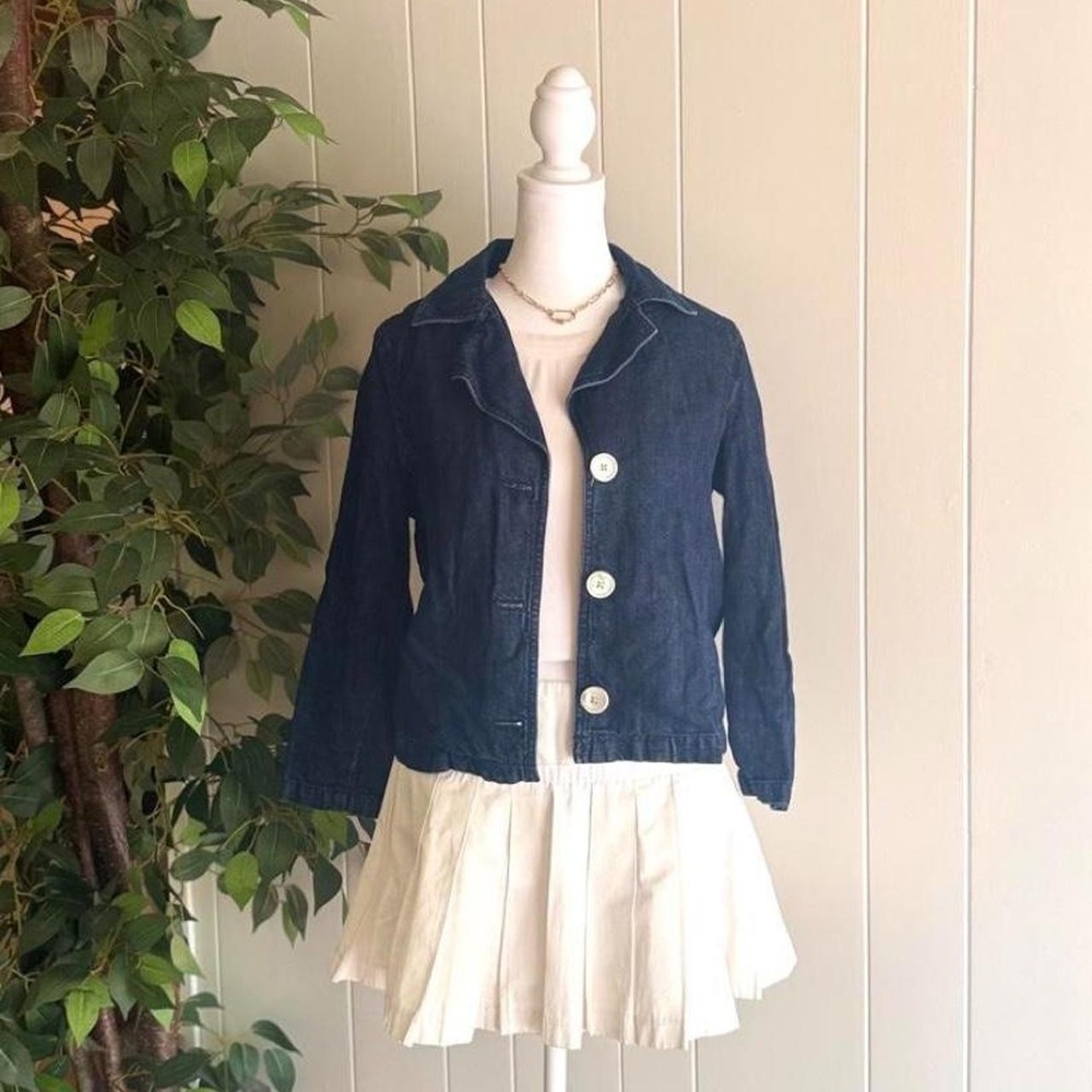 Lauren Jeans Co Ralph Lauren Dark Denim Jacket Women's Size Medium